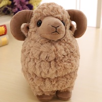 Usine En Gros Mouton En Peluche Jouet 40cm Bas Prix Brun En Peluche Animaux En Peluche Pas Cher Jouets Mouton En Peluche