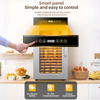 8 Lagen Industriële Fruit Dehydrator Groente Fruit Dehydrator Machine Commerciële Fruit Vlees Droger Efficiënte Huisdiertraktatie Droger