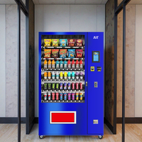 Distributeur automatique modulaire de grande capacité pour boissons, collations, croustilles-pour salle de sport avec fonctionnalité SDK