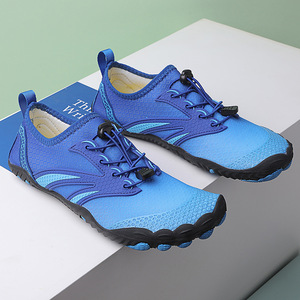 Chaussures aquatiques unisexes en maille à bout fermé avec semelle extérieure en caoutchouc respirantes pour l'été, la plage, le yoga, la plongée en apnée et la randonnée - Product Image 3