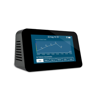 Medidor de CO2 Multifuncional, Analizador de Gases PM2.5 para Interiores, Detector de PM2.5, PM1.0, PM10, TVOC y CO2, Monitor de Calidad del Aire de Escritorio - Product Image 6
