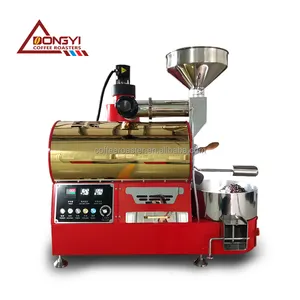 ステンレス鋼ダブルドラムでコーヒー豆を焙煎する機械用CE Dongyi 3 kgコーヒーロースター