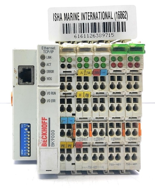 PLC 750-461 Relay O/P Module 2 Channel Beckhoff BK9000 Ethernet TCP / IP Coupler Warranty Product