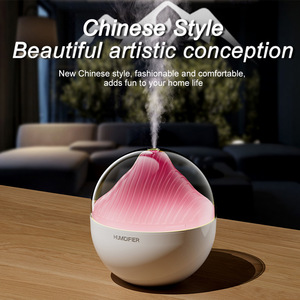 Ultrasonic <b>Humidifier</b> 130mm 5.12in With Night Light For Desk Bedroom Use - Product Image 4