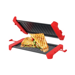 Máy làm bánh mì sandwich bằng lò vi sóng Máy nướng phô mai bằng lò vi sóng Máy làm bánh mì giòn bằng lò vi sóng Máy nướng bánh mì dài Dụng cụ nấu ăn Máy ép bánh mì panini - Product Image 1