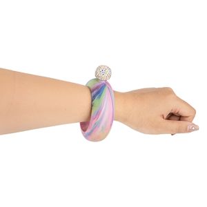 Diamond Capped Bracelet <b>Flask</b> 3.5oz Stainless Steel Portable Liquor <b>Bottle</b> Gift Set For Men Women - Product Image 3