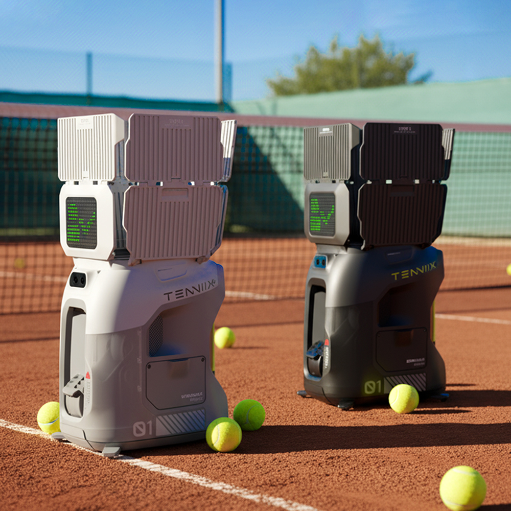 2026 Hot Sale Tenniix Smart Tennis Ball Machine APP AI Coach Voice-Control Training Tennis Ball Launch Shooting Practice Machine