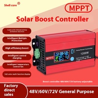 Contrôleur de charge solaire MPPT pour véhicules électriques 600W/1200W avec écran LCD à courant nominal 48V60V72V 30A