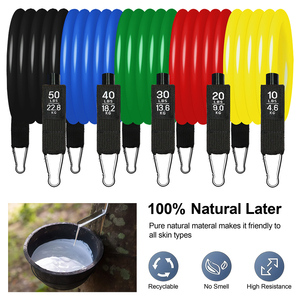 <span class=keywords><strong>ชุด</strong></span><span class=keywords><strong>ยาง</strong></span>ยืดออกกำลังกายแบบปรับได้ 12 เส้น 5 สี สำหรับการออกกำลังกายทั่วร่างกาย ฝึกซ้อมที่บ้านหรือยิม - Product Image 2