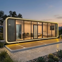 Maison préfabriquée moderne et populaire, personnalisable, pour l'extérieur, de 20 et 40 pieds, type Tiny House, Mobile House, Apple Cabin, personnalisable à Dalian
