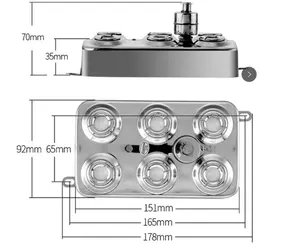 Humidificador ultrasónico industrial, atomizador, más barato, 230W/150W