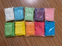 Poudre de Holi, amidon coloré, craie ASMR reconstituée en 10 couleurs, 100g par couleur, Yiousmrchalk