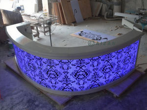 Comptoir de bar LED moderne de qualité supérieure, nouveau design 2026, pour restaurant musical, hôtel, salon, aéroport - Product Image 5