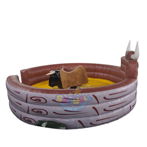 Toro Mecánico Inflable para Parques de Diversiones, Juegos de Montar Toro para Niños en Venta, Rodeo de Toro Mecánico Extremo - Product Image 1