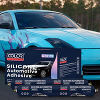 Adhésif automobile 100 % silicone, durée de conservation de 12 mois, 590 ml, pour la construction et le transport, durcissement rapide en 15 minutes, commande en gros