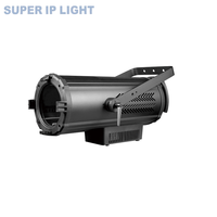 Projecteur LED COB silencieux sans ventilateur 230W avec zoom motorisé 12-55 °   CRI≥95 DMX512 pour studio