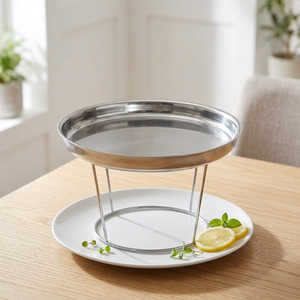 Nouveau plateau de luxe en acier pour fruits de mer - Product Image 1