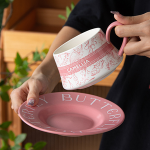 French Luxury Vintage Painting 270Ml Afternoon Tea Cup <b>Set</b> Ceramic <b>Coffee</b> Cup Saucer <b>Set</b> <b>Coffee</b> <b>Mugs</b> <b>Set</b> - Product Image 3