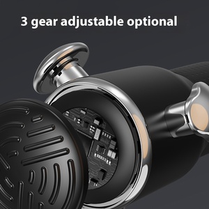 Oem <span class=keywords><strong>3</strong></span> Tốc Độ 4 Đầu Chất Lượng Cao Massage Súng USB Rung Nhào Massager Cầm Tay Cơ Thể Cơ Bắp Mini Massage Súng - Product Image 5