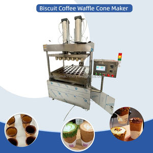 Línea de Producción Automática de Conos de Helado, Máquina para Conos de Helado Pequeños, Máquina para Helado Frito, Fabricada en China - Product Image 3
