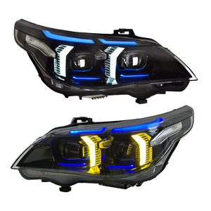 Faros Delanteros YU GUANG para <span class=keywords><strong>BMW</strong></span> <span class=keywords><strong>Serie</strong></span> <span class=keywords><strong>5</strong></span> E60 2003-<span class=keywords><strong>2010</strong></span>, Actualización de Luces Frontales E60, Accesorios de Lámparas para Coche, Faros LED E60 - Product Image 1