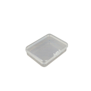 Rectangular Transparent Plastic Storage Box 6x4.6x1.5cm Covered Jewelry And Ornament Container For DIY Nail Art Packaging - Product Image 5