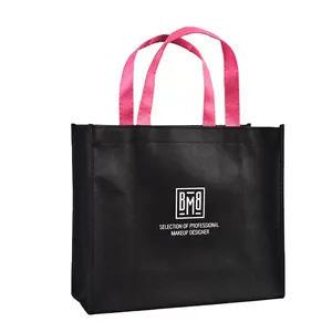 Bán Buôn Khuyến Mại Eco Pp Không Dệt In Tote Shopping Bag Tái Sử Dụng Có Thể In Tạp Hóa Không Dệt Shopping <span class=keywords><strong>Bags</strong></span> Với Logo - Product Image 4