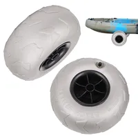 Roue de chariot de plage en PVC de 9 pouces Offre Spéciale Nouveau roulement à billes Industries de détail Chariot de pêche pour l'utilisation du canal