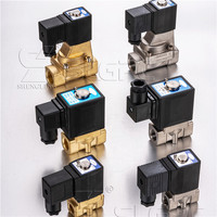 Válvula Solenoide de Latón de Alta Precisión con Diámetro de 1 mm, Acción Directa NC, para Máquina de Limpieza Médica, Onda Supersónica, UX22-1L