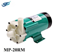 Pompe chimique à entraînement magnétique sans joint ni fuite FRPP/PVDF 27/32 L/min 15W 220V/110V/380V pour traitement chimique et circulation d'eau