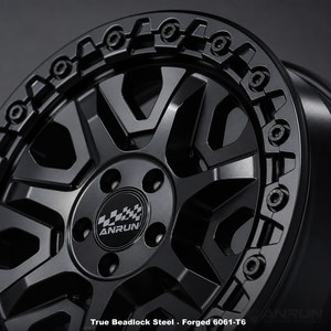 ล้อฟอร์จ Beadlock <span class=keywords><strong>ขอบ</strong></span> 17 นิ้ว สีดำ 6x139.7 ผลิตจา<span class=keywords><strong>ก</strong></span>อะลูมิเนียมอัลลอย 6061-T6 สำหรับรถจี๊ปแรงเลอร์ JL ออฟโรด 4x4 รถบรรทุก รถ SUV รถ<span class=keywords><strong>ก</strong></span>ระบะแบบคัสตอม - Product Image 4