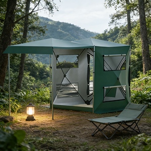 Tenda Laterale per Auto Camper di Alta Qualità, Resistente ai Raggi UV, Montaggio Rapido per Viaggi in Campeggio - Product Image 1