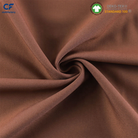 Tela Elástica Tejida de Cuatro Lados TR para Trajes, 300G, Pantalones Lisos de Verano para Niñas, Ropa Profesional, Uniforme, Hilado Fino