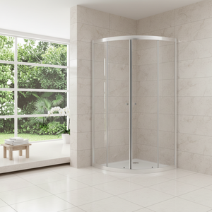 Cabina de Ducha Curva de Vidrio Templado con Marco de Aluminio Personalizable al por Mayor - Product Image 6