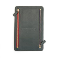 Pochette de rangement pour documents de voyage en famille pour quatre, organiseur de voyage à fermeture éclair, billet d'avion, sac de passeport en cuir PU