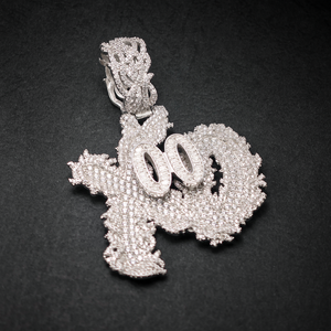 Hip Hop GRA Bling Iced Out VVS Moissanite 925 Sterling Silver Pass Diamond Tester Cluster Custom Letter <span class=keywords><strong>XO</strong></span> Pendant pour hommes - Product Image 5
