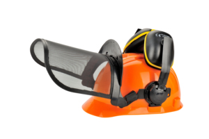 Casque de sécurité forestière, ensemble de protection complet avec écran facial en maille d'acier et protège-oreilles, certifié CE EN 397 EN1731, résistance aux chocs - Product Image 3