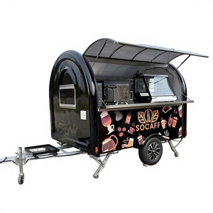 Carro de Comida Móvil Personalizado, Remolque de Café, Carro de Comida Ligero, Precio al por Mayor - Product Image 1