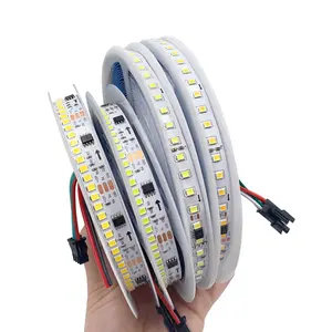 COYOLED Strip Led mengalir air, lampu Strip Led Cob 10m mengalir air dengan Panel Remote Control