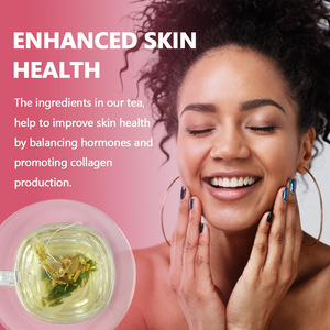 Thé aux herbes aromatisé NutriCha Premium pour l'équilibre hormonal, soutient l'équilibre hormonal, bien-être PCOS, thé en infusion de feuilles pour femmes - Product Image 4