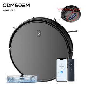 หุ่นยนต์ดูดฝุ่นสำหรับอพาร์ทเมนต์ขนาดเล็ก ทำความสะอาดฝุ่นประจำวัน ถังเก็บฝุ่นอัจฉริยะ ชาร์จไฟอัตโนมัติ กวาดพื้นเปียกและแห้ง วัสดุพลาสติก - Product Image 1