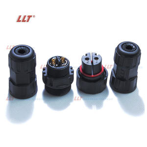Conector de Cable de Alimentación Impermeable IP68 para Exteriores LLT M25 de 2 Pines para Iluminación LED - Product Image 5