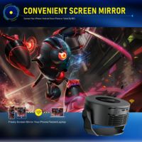 Nouveau projecteur portable intelligent HY300MAX-GTV, Android Wifi 6, mini projecteur vidéo pour jeux