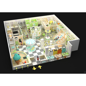 Aire de jeux intérieure populaire pour bébés, centre de jeux souple pour enfants, équipement de jeu intérieur, piscine à balles, toboggan, aire de jeux pour la vente en gros - Product Image 3