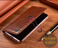Housse en cuir véritable pour Redmi Note 12 Pro + Redmi Note 12 Turbo Crazy Horse Style avec étui pour téléphone portable Electroplate
