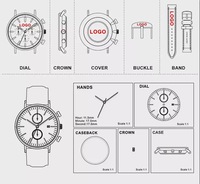 Jam Tangan Baru, Jam Tangan Quartz Multifungsi, Jam Tangan Pria