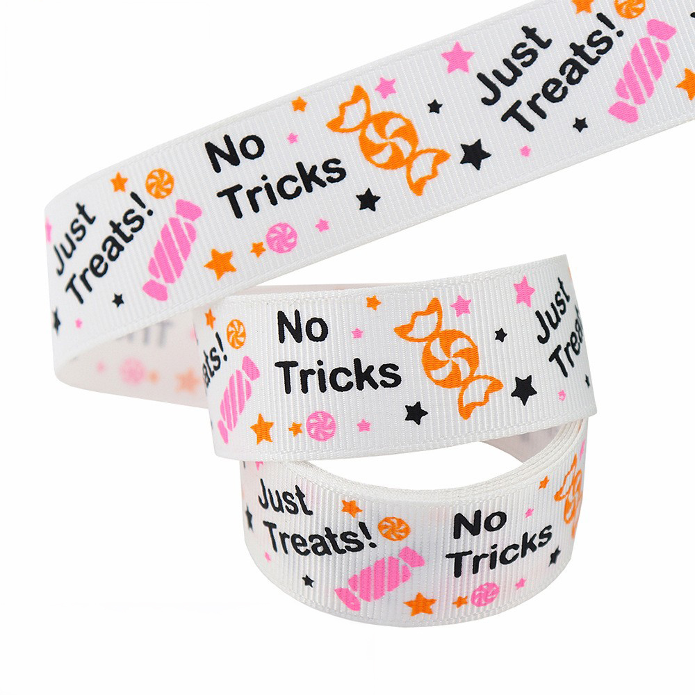 Sin trucos, solo dulces-Blanco-2,2 cm*10 yardas
