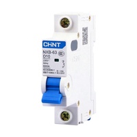 Disjoncteur Miniature CHINT NXB Type D Unipolaire 230V, Disjoncteur CHINT NXB63 D63A D32A D16A D10A 10A 16A