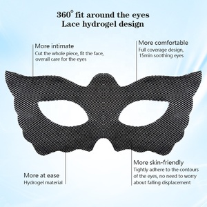 Mặt nạ mắt dạng hydrogel dưỡng ẩm chống nhăn, làm mờ quầng thâm, chiết xuất rong biển đen, thảo dược, làm săn chắc da - Product Image 2