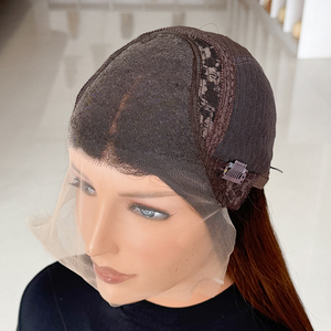 Nouvelle conception 2026 : Perruque en dentelle de cheveux vierges européens, couleur ombrée, 18-24 pouces, pour femme blanche # O1B-2-4 - Product Image 4